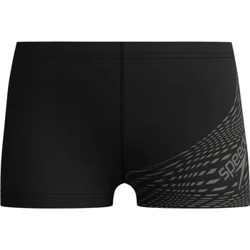 Chlapecké plavky Speedo Boys Medley Logo Aquashort - black/usa charcoal 164