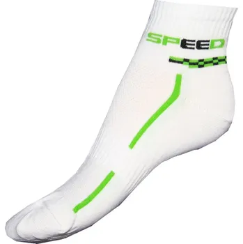 Dámské ponožky Ponožky Gapo Fit Speed bílozelená velikost 25-26