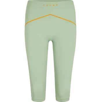 Pánské termo spodky Falke Women 3/4 Tights Maximum Warm - quiet green