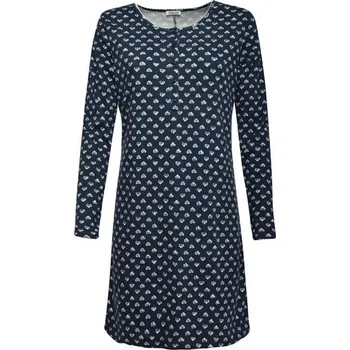 Dámská noční košile Noční košile s dlouhým rukávem SiéLei SH 25 navy velikost S