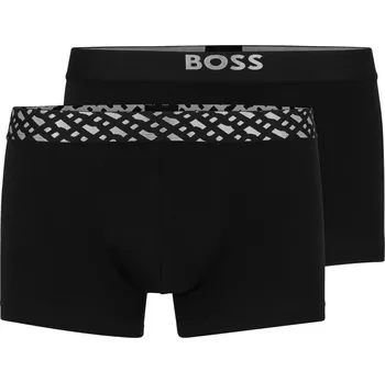 Boxerky Boxerky Boss Cotton stretch 50499823 2 pack černé velikost XXL-58/60