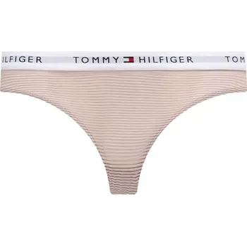 Kalhotky Dámské kalhotky Tommy Hilfiger z elastické pleteniny UW0UW05531 pudr velikost XL-46/48