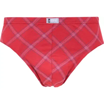 Slipy Pánské slipy s elegantním vzorem Andrie PS 3548 červené velikost L-50/52