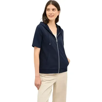 Dámská mikina Dámská mikina Cecil s krátkým rukávem 323553 navy velikost XS