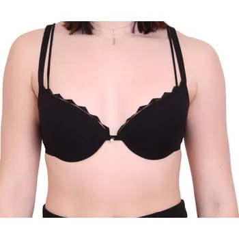 Podprsenka Push-up podprsenka s krajkou Leilieve Brigitta M7101 černá velikost 70B