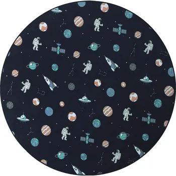 Koberec LIVARNO home Dětský koberec, Ø 120 cm (modrá)