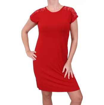 Dámská noční košile Noční košile pro ženy Triola 61029 cherry velikost XL