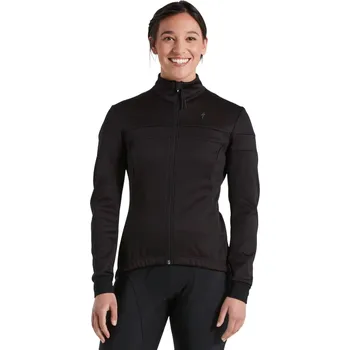 Cyklistická bunda Specialized Roubaix Comp Softshell Jacket Wmn - Black