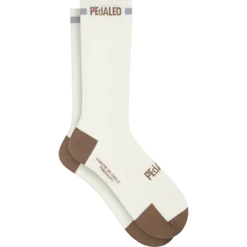Pánské ponožky PEdALED Odyssey Merino Refl Socks - White 35-38
