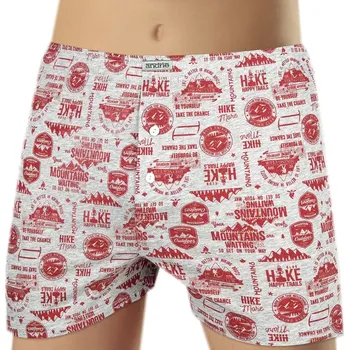 Trenýrky Trenkoslipy pro muže Andrie PS 5676 šedé velikost XXL-58/60