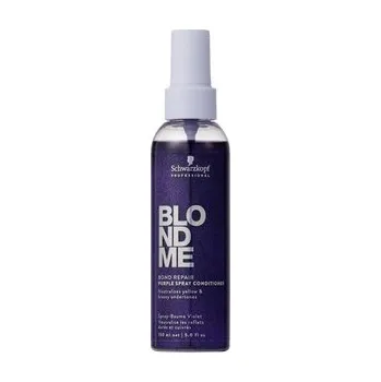 Vlasová regenerace Schwarzkopf Professional BlondME ond Repair Purple Spray Conditioner bezoplachový kondicionér pro blond vlasy 150 ml