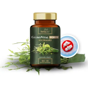 Herbavis GlukoVital FORTE - Gurmar: 60 + 10 cps.