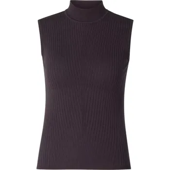 Dámský svetr Přiléhavá vesta do stojáčku Yest 0003978 grafit velikost 40