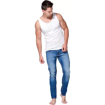 Pánské tílko Pánské tílko AMJ TM001 bílá velikost 3XL