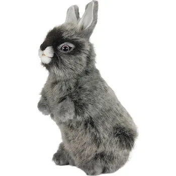 plyšák Hansa Bunny Sitting Gray 20cm.H