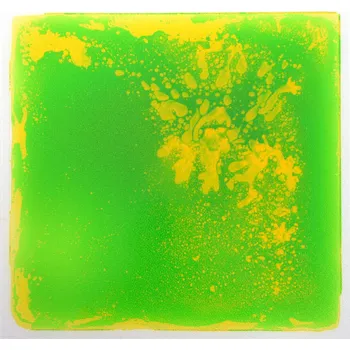 Dekorace do dětského pokoje Playlearn Liquid Floor Tile Green / Yellow