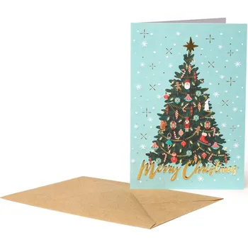 Dárková taška Legami Christmas Greeting Cards - 11,5X17 - Xmas Tree uni