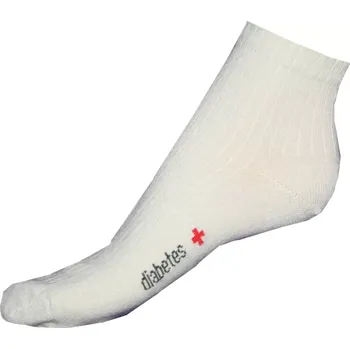 Dámské ponožky Ponožky Matex Diabetes 391 bílá velikost 35-37