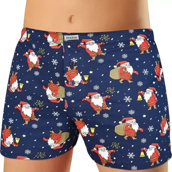 Trenýrky Vánoční trenky Andrie pro muže PS 5848 navy velikost XXL-58/60