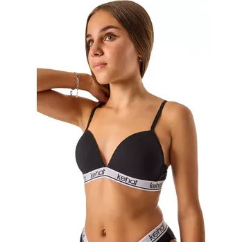 Dívčí spodní prádlo Dívčí podprsenka Kehat 1/221 černá velikost 75A