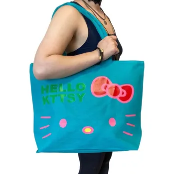 Plážová taška Plážová taška Helloo Tyrkysová