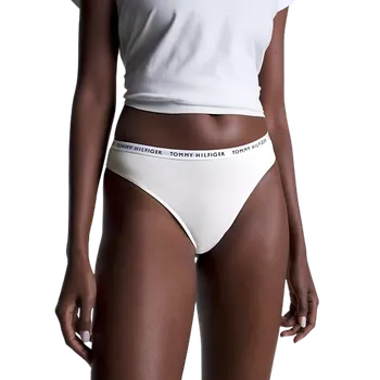 Kalhotky Dámská tanga Tommy Hilfiger UW0UW04558 bílá velikost L-42/44