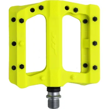 Pedál na kolo Pedály HT PA01A - platformy, neonově žlutá