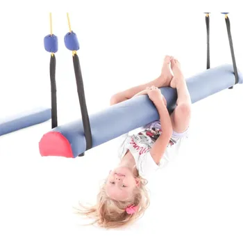 Zahradní houpačka EMPIS Terapeutická senzorická houpačka - půlválec Barva: Modročervená