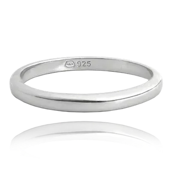 Prsten Minet Stars Jemný stříbrný snubní prsten Velikost: 52, Váha: 1,25g