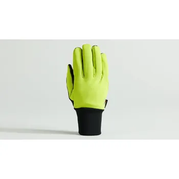 Cyklistické rukavice Specialized Softshell Deep Winter Glove - hyper green M