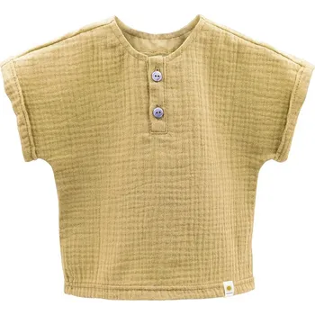 Chlapecké tričko Maximo Gots Baby Boy-Shirt, Short Arm - chai tea 62/68