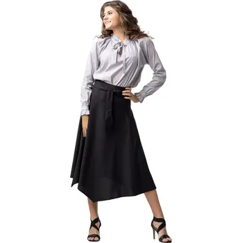 Dámská tunika Elegantní dámská košile Fashion Mam 22 sv.káva velikost 40