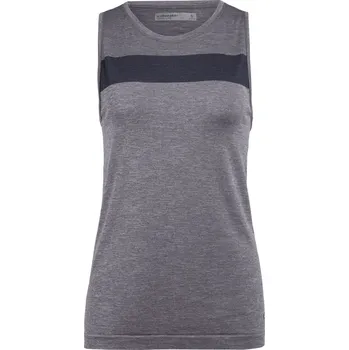 Icebreaker Womens Motion Seamless Tank - panther heather S