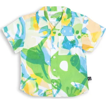 Wouki Dětská košile Seiran - Blue 146