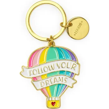 Legami Enamel Key Ring - What A Key Ring - Air Balloon