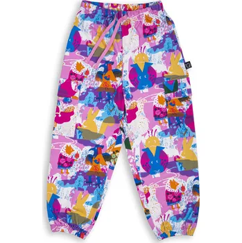 Wouki Dětské tepláky Natsuno - pink