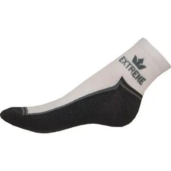 Dámské ponožky Ponožky Gapo Fit Extreme - bílo grafit velikost 30-31