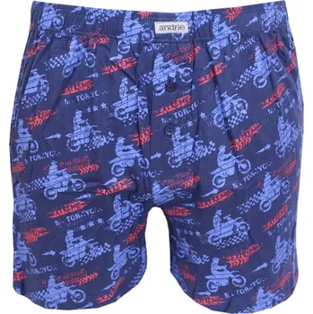 Trenýrky Pánské trenkoslipy pro motorkáře Andrie PS5844 navy velikost XL-54/56