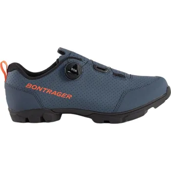 Pánské cyklistické tretry Bontrager Evoke Mountain Bike Shoe - battleship blue/radioactive orange 43