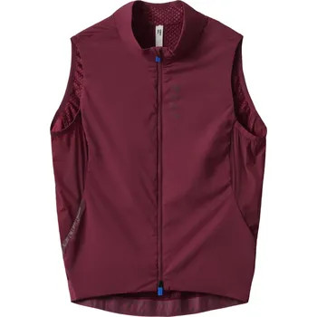Cyklistická vesta MAAP Women's Flow Insulated Vest - Dark Plum