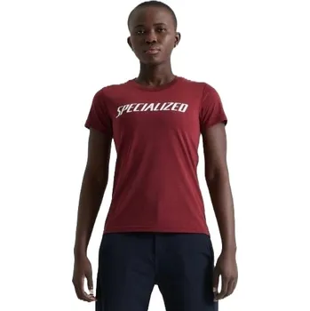 Pánské tričko Specialized Wordmark Tee SS Wmn - garnet red XS