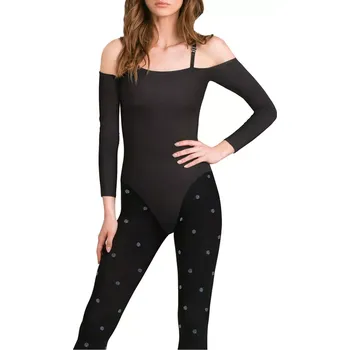 Dámské punčochy Vzorované punčochové kalhoty Gabriella Robby 445 černé velikost 164-170