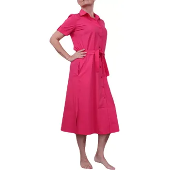 Dámské šaty Dámské košilové šaty Orange Point 2684 fuchsia velikost M