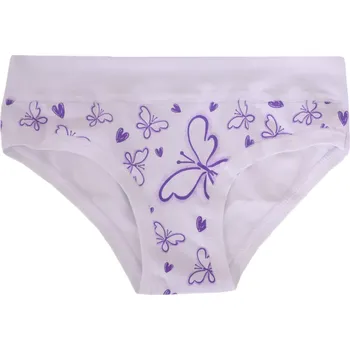 Dívčí spodní kalhotky Lovely Girl B2587J bílé velikost 3