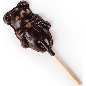 Čokoláda Choco Bonté Čokoládové lízátko hořké s mléčnou čokoládou - různé tvary