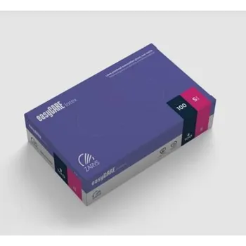 Pracovní rukavice easyCARE by ZARYS easyCARE - latexové rukavice, pudrované, vel. XS-XL, (100ks), nesterilní Velikost: S