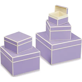 Vánoční dekorace Semikolon, Dárkové krabice Die Kante, lila, 5 ks - Formadore