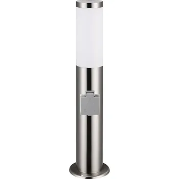 Venkovní osvětlení Venkovní svítidlo Dahlia se zásuvkou 1xE27 20W stříbrné