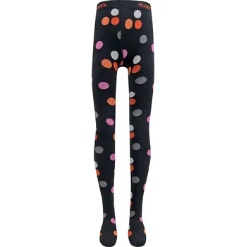 Ewers Strumpfhose Rippe/Punkte - schwarz 98