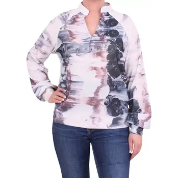 Dámská tunika Atraktivní dámská košile Fashion Mam 1520 jeans vzor velikost 38